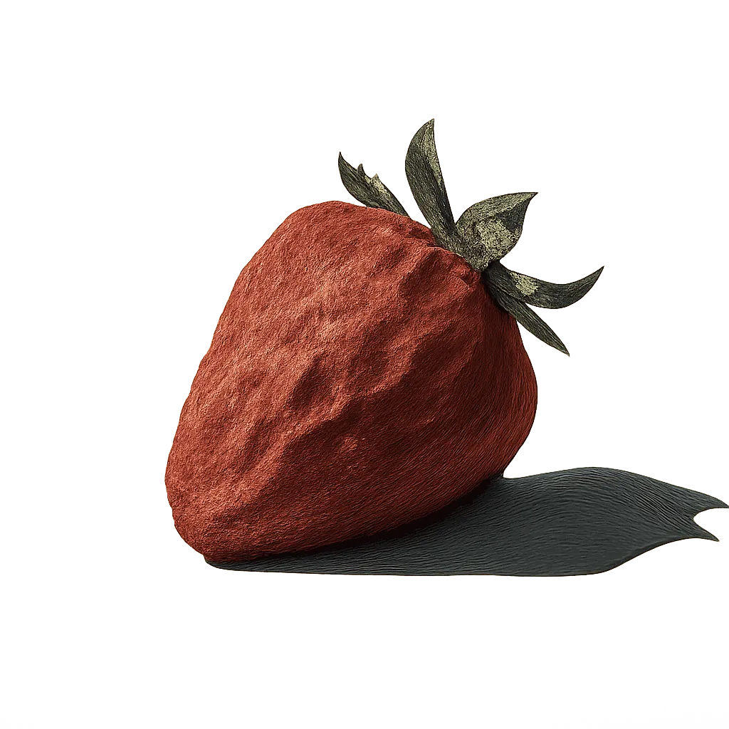 Freeze-dried strawberry